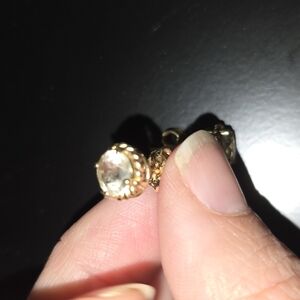 10k Solid Gold Labradorite Earrings